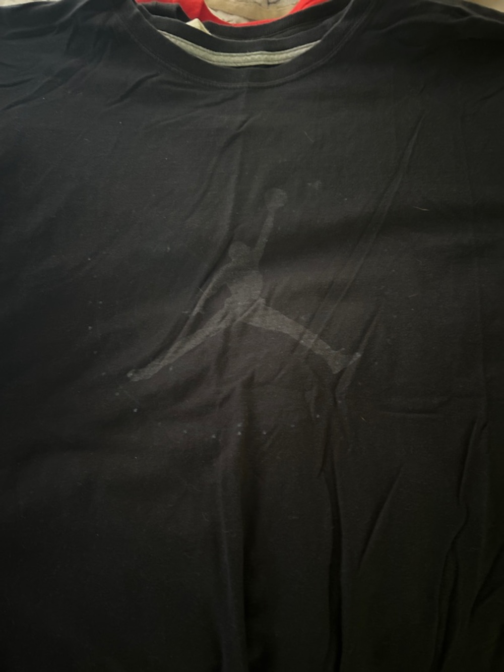 Nike Black T-Shirt with Subtle Jumpman Graphic